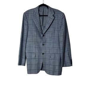 Kiton Men's Blue Cashmere Blend Blazer